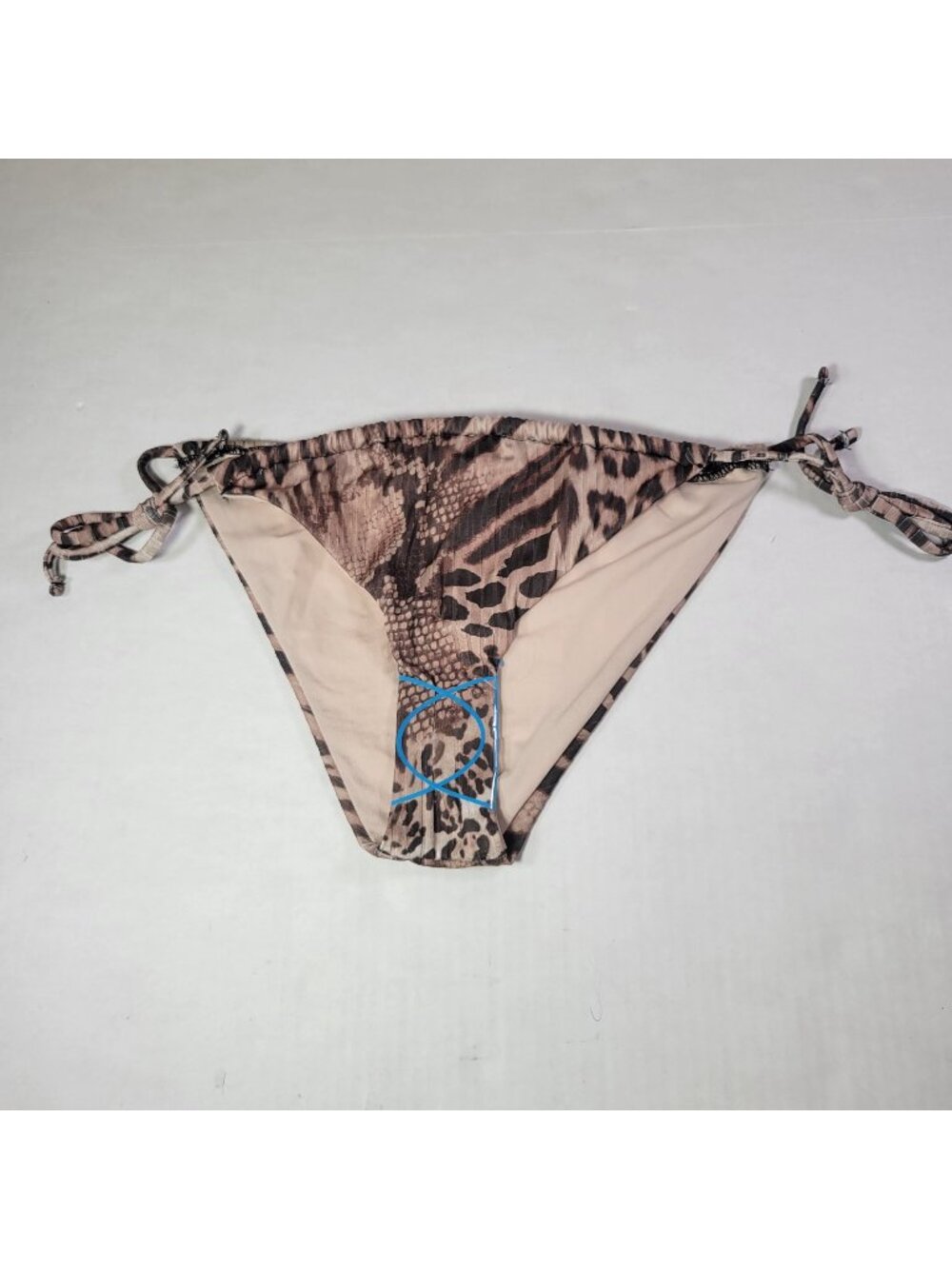 ASOS Design Women Leopard Print Bikini Bottoms Swimwear Size 0